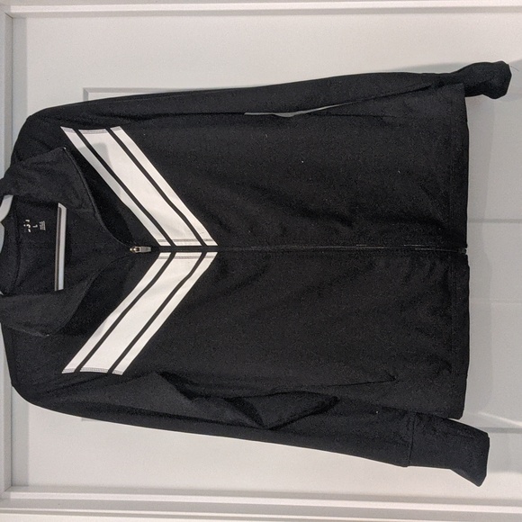 Women's black full zip sweatshirt - Picture 1 of 4